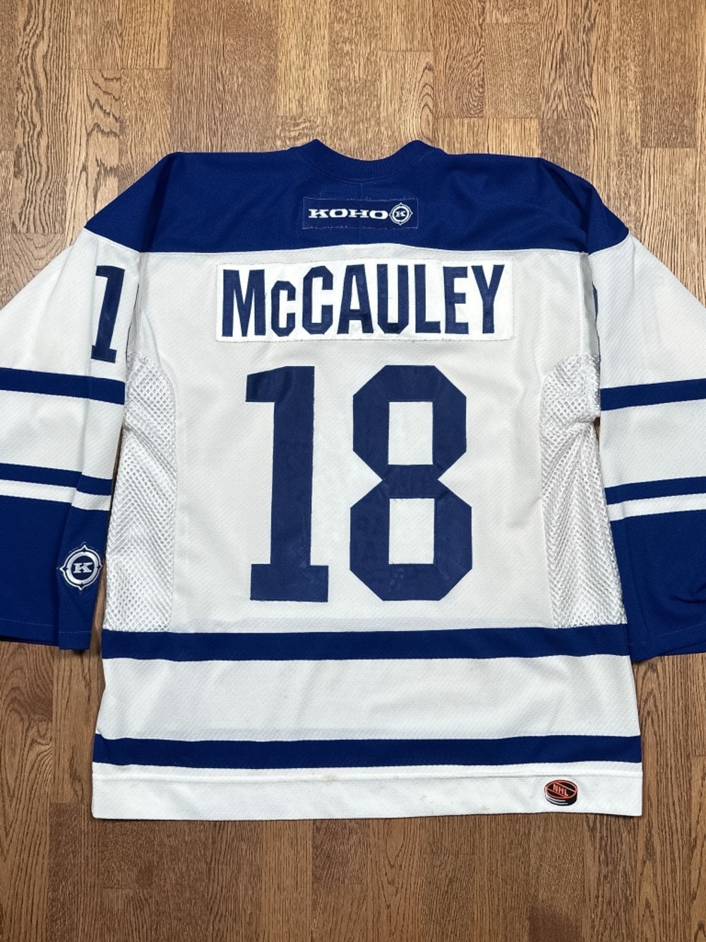 Vintage 90s Koho Toronto Maple Leafs Alyn McCauley Hockey Jersey Mens Large